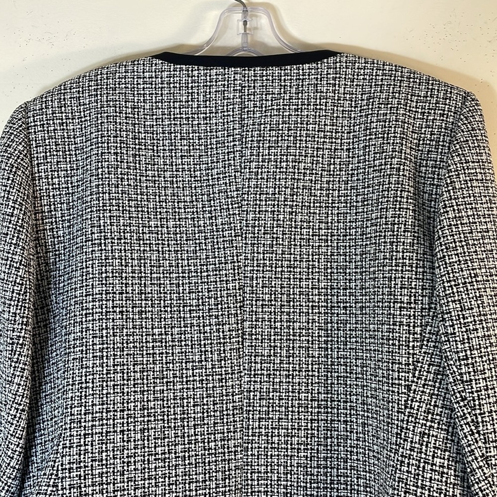 Emily Colorblock Tweed Jacket Machine Washable. 20W. NWT. - Picture 10 of 12